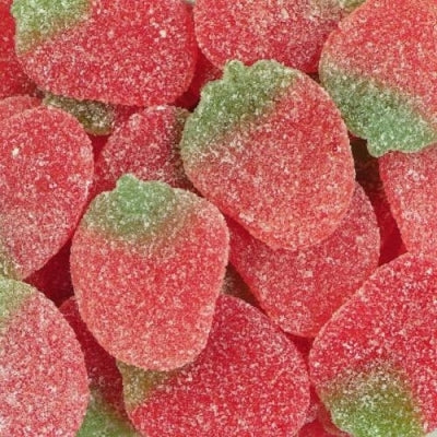 Gesuikerde aardbeien